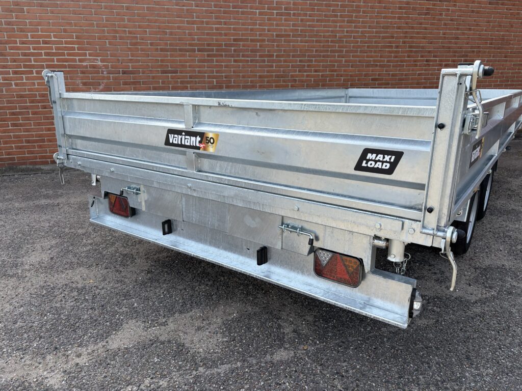 Variant 3521 TB maxi Load - 3500 kg. Stålsider - LED - Lader - Nødpumpe